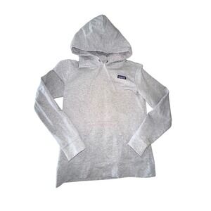 Patagonia Women's Gray Embroidered Stitched Hoodie Size Medium